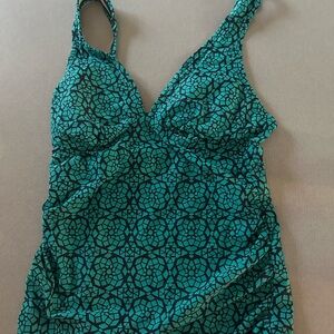 Merona Women's Swimwear in Teal and Black